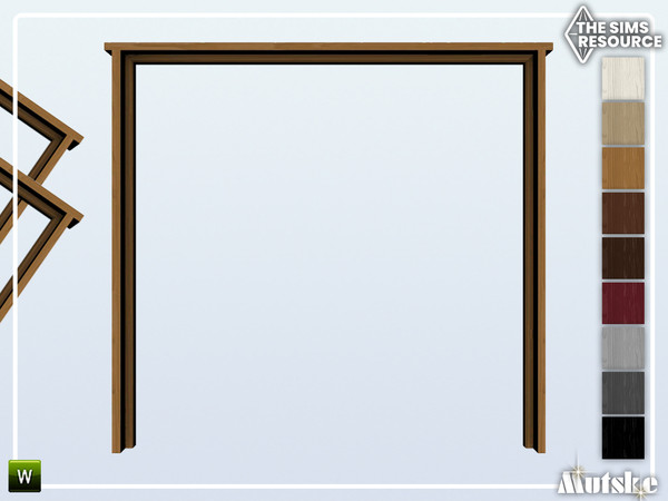 Sims 4 — Myron Arch B 3x1 by Mutske — Part of the Myron Constructionset. Made by Mutske@TSR.
