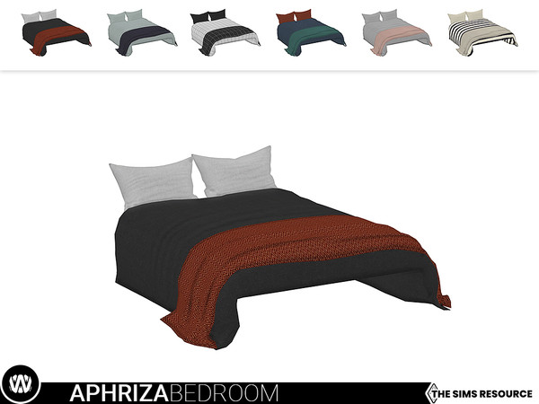 Sims 4 — Aphriza Bed Blanket by wondymoon — - Aphriza Bedroom - Bed Blanket - Wondymoon|TSR - Creations'2021