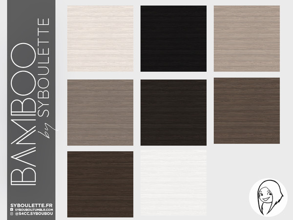 Sims 4 — Bamboo - Deck Floor by Syboubou — Simple deck floor for outside tropical builds !