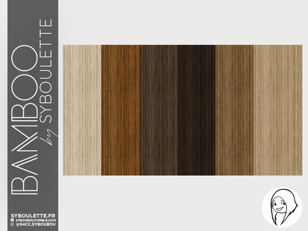Sims 4 — Bamboo - Wall by Syboubou — Bamboo wall for tropical builds !