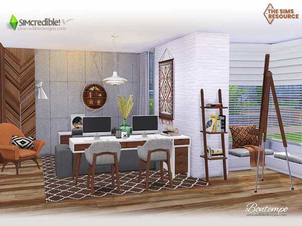 Sims 4 — Bontempo by SIMcredible! — We brought to your sims a functional homely studio where work place and living area