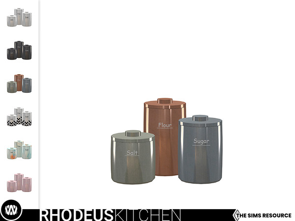 Sims 4 — Rhodeus Jars by wondymoon — - Rhodeus Kitchen - Jars - Wondymoon|TSR - Creations'2021