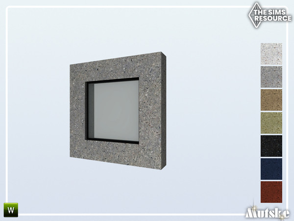 Sims 4 — Jasper Window Privat 1x1 by Mutske — Part of the Jasper Constructionset. Made by Mutske@TSR.