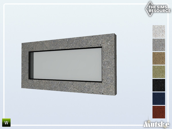 Sims 4 — Jasper Window Privat 2x1 by Mutske — Part of the Jasper Constructionset. Made by Mutske@TSR.