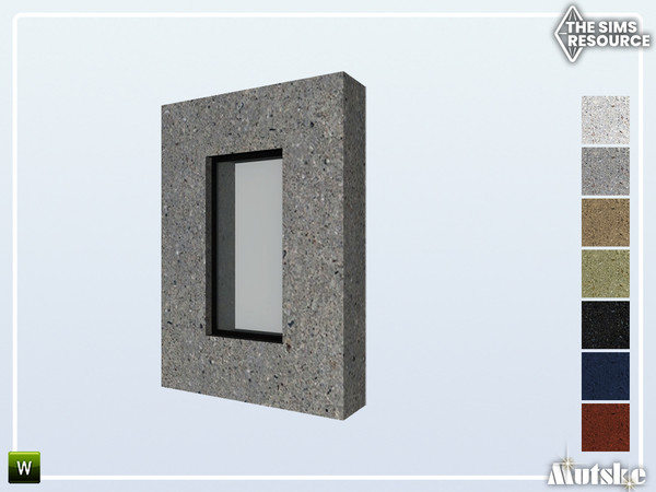 Sims 4 — Jasper Window Privat Small by Mutske — Part of the Jasper Constructionset. Made by Mutske@TSR.
