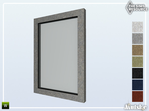 Sims 4 — Jasper Window Tall 2x1 by Mutske — Part of the Jasper Constructionset. Made by Mutske@TSR.