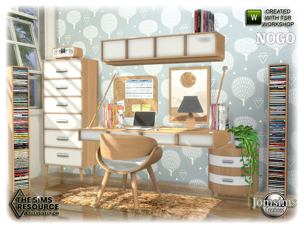 Sims 4 — Nogo office (Study) by jomsims — Nogo office and for study, after the holidays. what better than a new