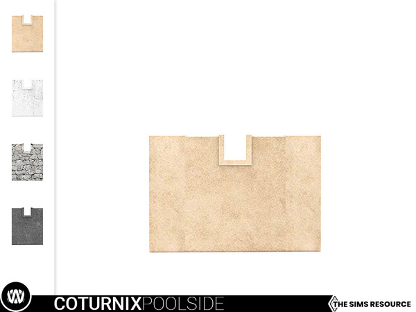 Sims 4 — Coturnix Fence by wondymoon — - Coturnix Poolside - Fence - Wondymoon|TSR - Creations'2021