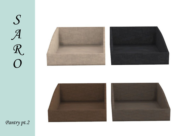 Sims 4 — SAROPantry2 big box by SSR99 — Boxes, boxes and more boxes! 6 swatches!