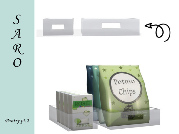 Sims 4 — SAROPantry2 GlassBoxBig by SSR99 — No pinterest perfect pantry is complete without some glass bokses, so here is