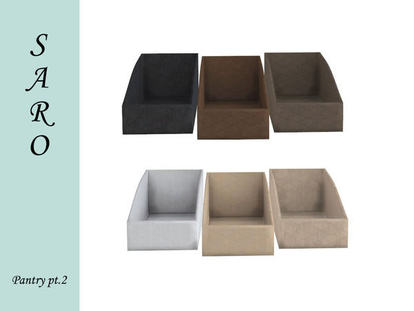 Sims 4 — SAROPantry2 small box by SSR99 — Boxes, boxes and more boxes please!