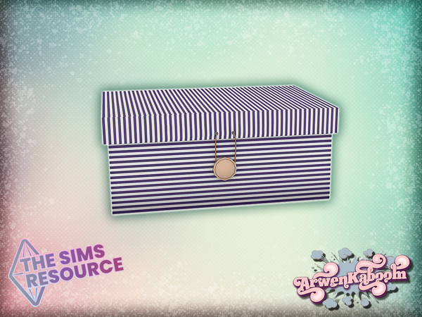 Sims 4 — Brighterie - Box Large by ArwenKaboom — Base game box in 4 recolors. You can find all items by searching