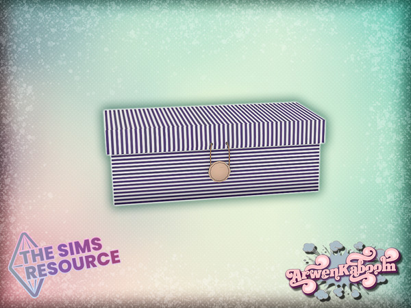 Sims 4 — Brighterie - Box Small by ArwenKaboom — Base game box in 4 recolors. You can find all items by searching