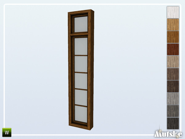 Sims 4 — Leeds Window Tall Small by Mutske — Part of the construtionset Leeds. Made by Mutske@TSR.