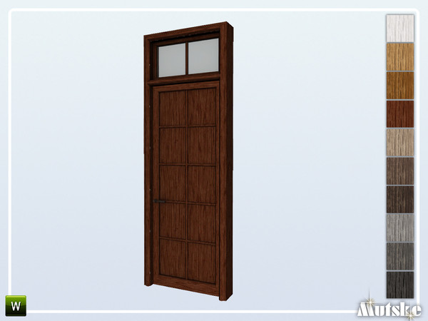 Sims 4 — Leeds Door Privat 1x1 by Mutske — Part of the construtionset Leeds. Made by Mutske@TSR.