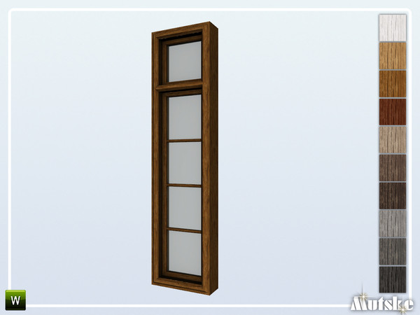 Sims 4 — Leeds Window Middle A Small by Mutske — Part of the construtionset Leeds. Made by Mutske@TSR.