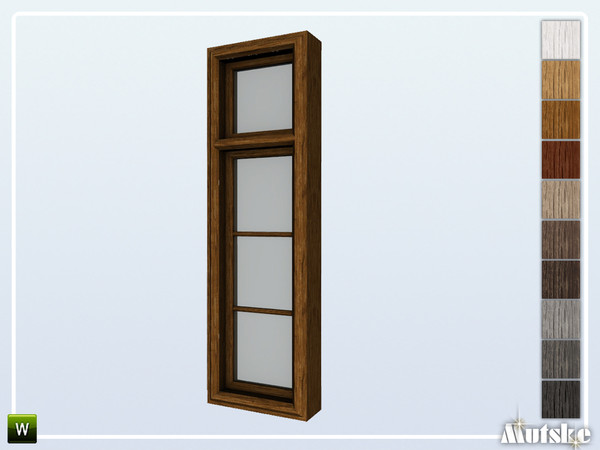 Sims 4 — Leeds Window Middle B Small by Mutske — Part of the construtionset Leeds. Made by Mutske@TSR.