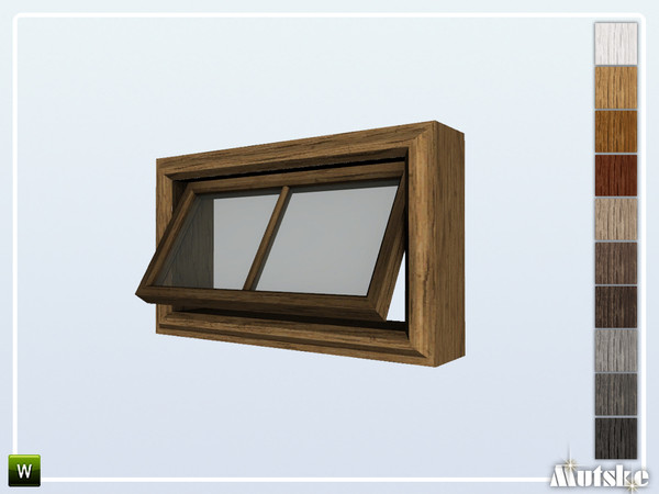 Sims 4 — Leeds Window Dormer Open 1x1 by Mutske — Part of the construtionset Leeds. Made by Mutske@TSR.