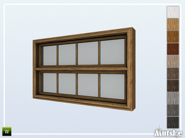 Sims 4 — Leeds Window Privat 2x1 by Mutske — Part of the construtionset Leeds. Made by Mutske@TSR.