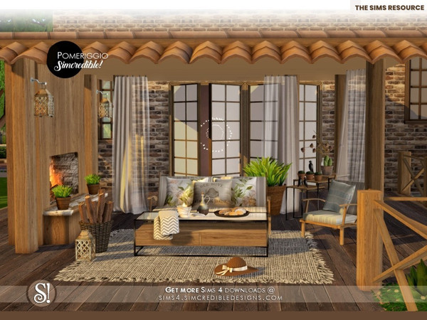 Sims 4 — Pomeriggio [web transfer] by SIMcredible! — Inspired by this grandeur which Spring - Summer season is, we're