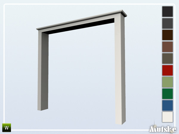 Sims 4 — Luton Arch Model B 3x1 by Mutske — Part of the constructionset Luton. Made by Mutske@TSR.