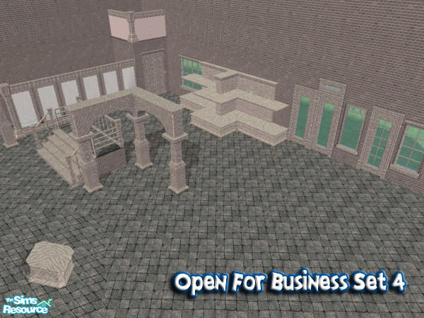 Sims 2 — Open For Business Set 4 by simmyfan2852 — The fourth set in the Open For Business Series. This set contains