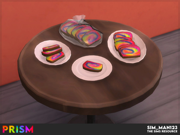 Sims 4 — Prism - Rainbow Lemon Loaf (Scripted Object) by sim_man123 — Nothing beats a slice of lemon cake on a hot summer