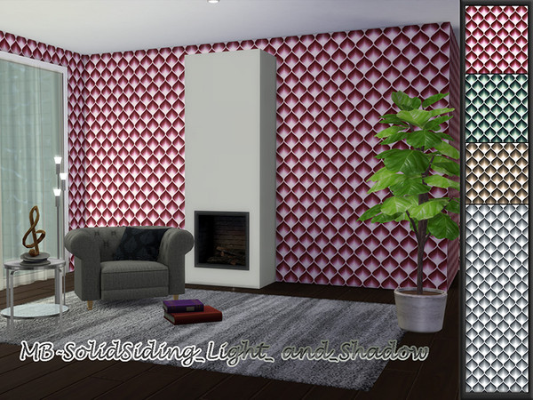 Sims 4 — Solid Siding - Light and Shadow by matomibotaki — MB-SolidSiding_Light_ and_Shadow Plastic wall covering with