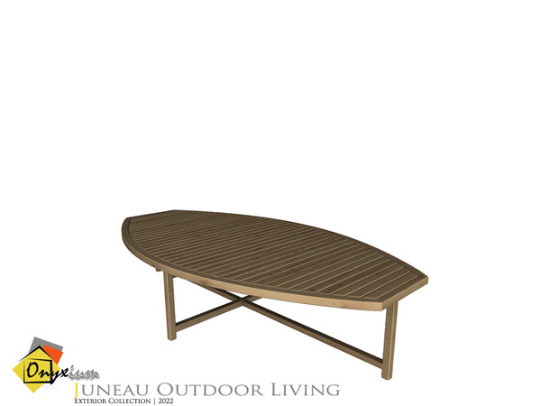 Sims 4 — Juneau Coffee Table by Onyxium — Onyxium@TSR Design Workshop Outdoor & Garden Collection | Belong To The