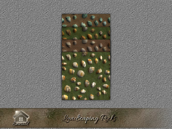 Sims 4 — ldscprocks_4 by Emerald — Landscaping rocks will give a more attractive and unique look for your garden.