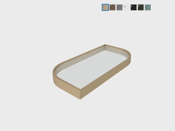 Sims 4 — Doriane - Leaf skylight (right) by Syboubou — This is a modern skylight with metallic framing.