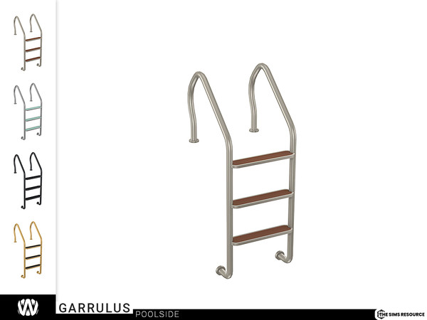 Sims 4 — Garrulus Pool Ladder by wondymoon — - Garrulus Outdoor - Pool Ladder - Wondymoon|TSR - Creations'2022