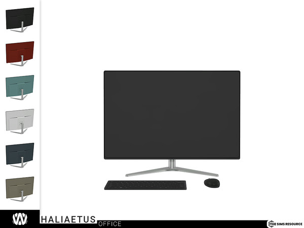 Sims 4 — Haliaetus Computer by wondymoon — - Haliaetus Office - Computer - Wondymoon|TSR - Creations'2022