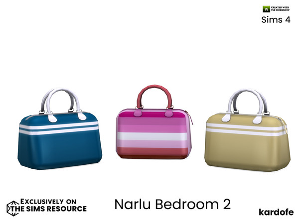 Sims 4 — kardofe_Narlu Bedroom_Sports bag by kardofe — Sports bag, in three different options