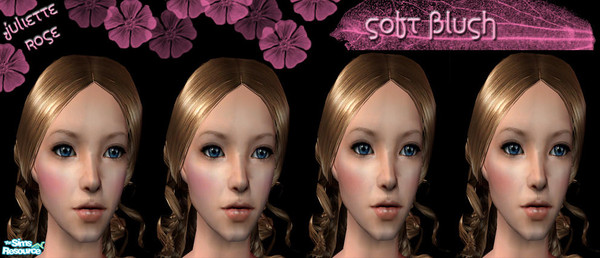 Sims 2 — Soft Blush by JulietteRose — Set of four subtle blushes