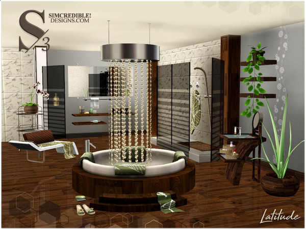 Sims 3 — Latitude by SIMcredible! — Bringing to your sims3 this classy bathroom. This is the furniture part and you'll
