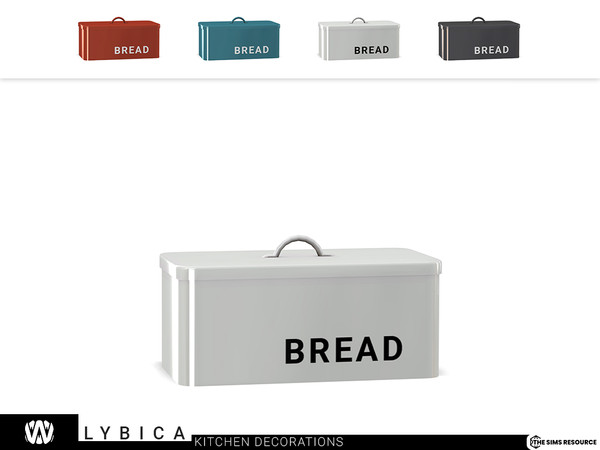 Sims 4 — Lybica Bread Box by wondymoon — - Lybica Kitchen - Bread Box - Wondymoon|TSR - Creations'2022