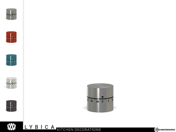Sims 4 — Lybica Kitchen Timer by wondymoon — - Lybica Kitchen - Kitchen Timer - Wondymoon|TSR - Creations'2022