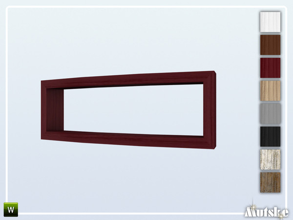 Sims 4 — Forst Roomdivider Curved Bookcase 1 M5 by Mutske — This roomdivider is part of the Forst Curved Bookcases and