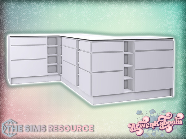 Sims 4 — Farina - Counter by ArwenKaboom — Base game object in multiple recolors. Find all objects by searching