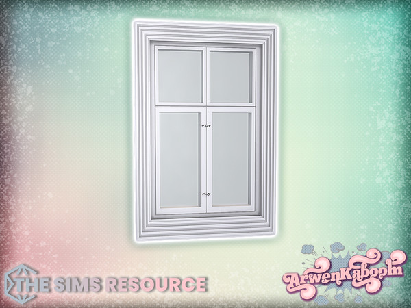 Sims 4 — Farina - Window Small by ArwenKaboom — Base game object in multiple recolors. Find all objects by searching