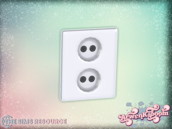 Sims 4 — Farina - Socket by ArwenKaboom — Base game object in multiple recolors. Find all objects by searching