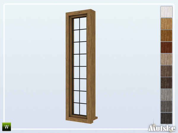 Sims 4 — Calham Window Tall Half 1x1 by Mutske — Part of the construtionset Calham. Made by Mutske@TSR.