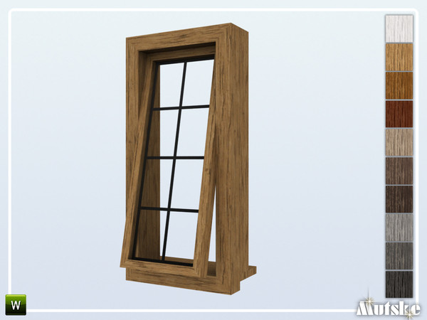 Sims 4 — Calham Window Counter Open Half 1x1 by Mutske — Part of the construtionset Calham. Made by Mutske@TSR.