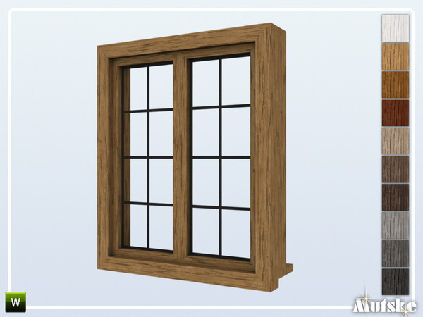 Sims 4 — Calham Window Counter 1x1 by Mutske — Part of the construtionset Calham. Made by Mutske@TSR.