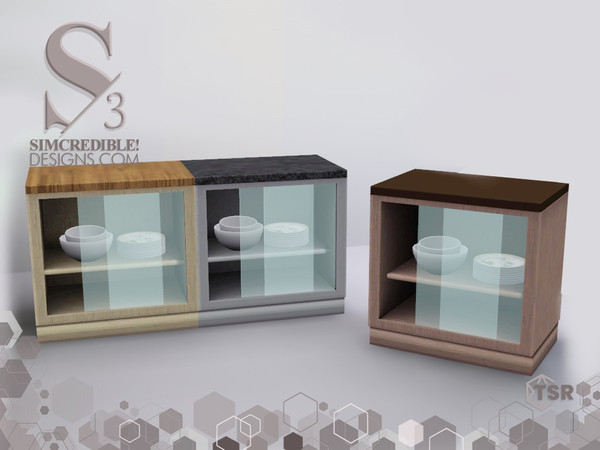 Sims 3 — Audacis Counter 2 [Glass] by SIMcredible! — SIMcredibledesigns.com