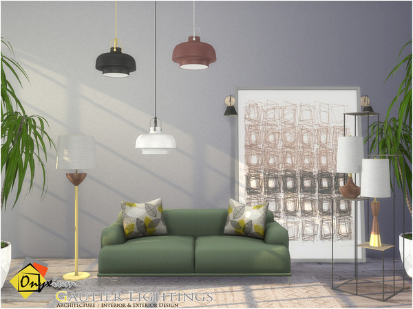 Sims 4 — Gautier Lightings by Onyxium — Onyxium@TSR Design Workshop Lighting Collection | Belong To The 2022 Year