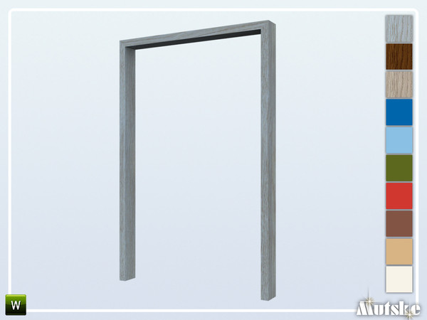 Sims 4 — Kafenes Arch 2x1 by Mutske — Part of the construtionset Kafenes. Made by Mutske@TSR.