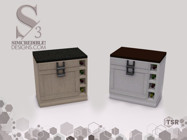 Sims 3 — Fine Flavours - Counter by SIMcredible! — SIMcredibledesigns.com