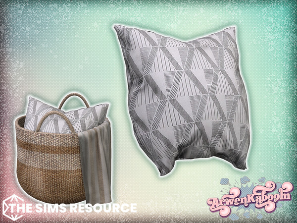 Sims 4 — Innaley - Cushion 3 by ArwenKaboom — Base game objects in multiple recolors. Find all objects by searching